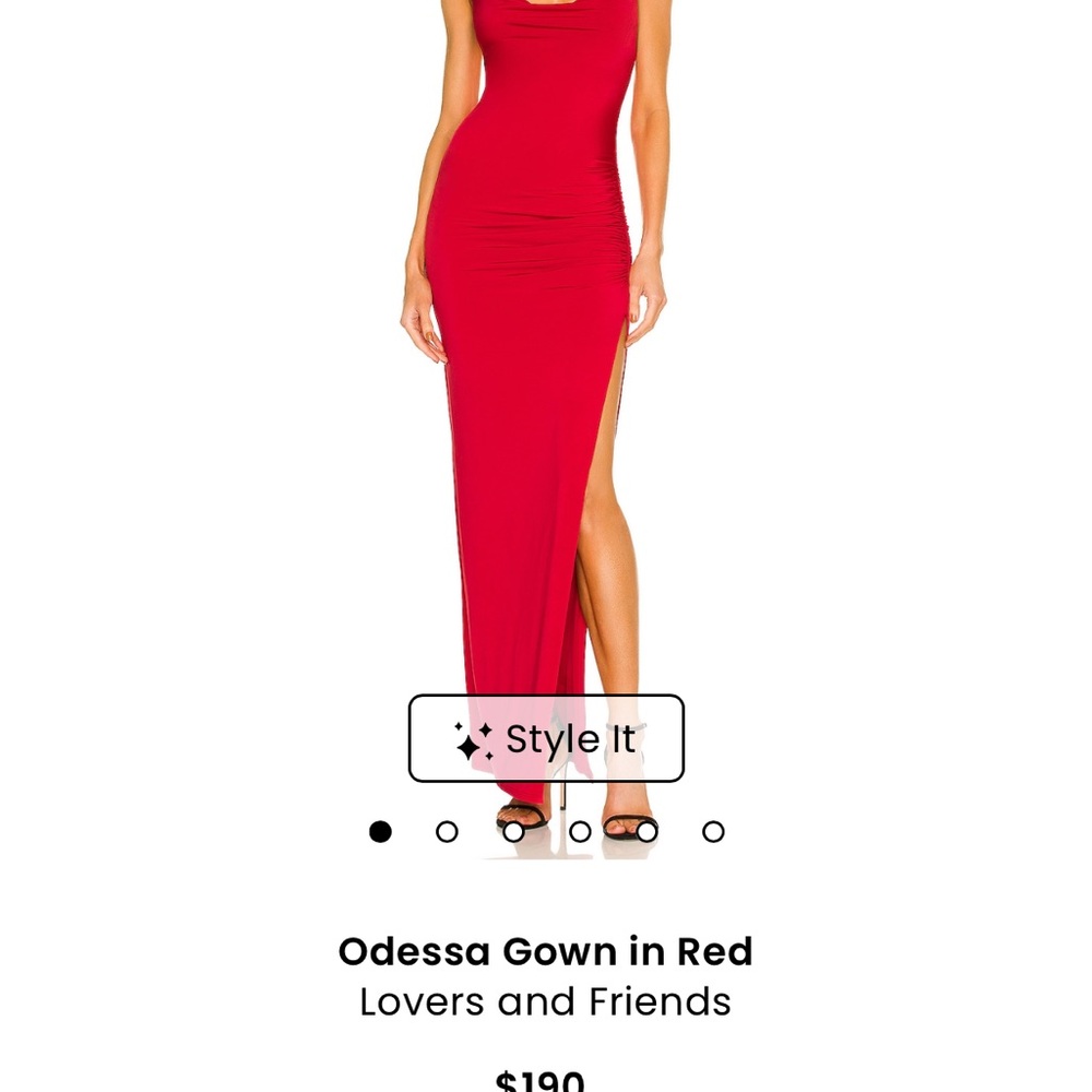 Lovers + Friends Red Gown